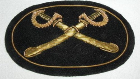 Hand embroidery badge